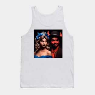 Double sided to think about, she and him, who do you think you are? Tank Top